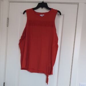 Sonoma - Women's Sleeveless Red Top Size XL